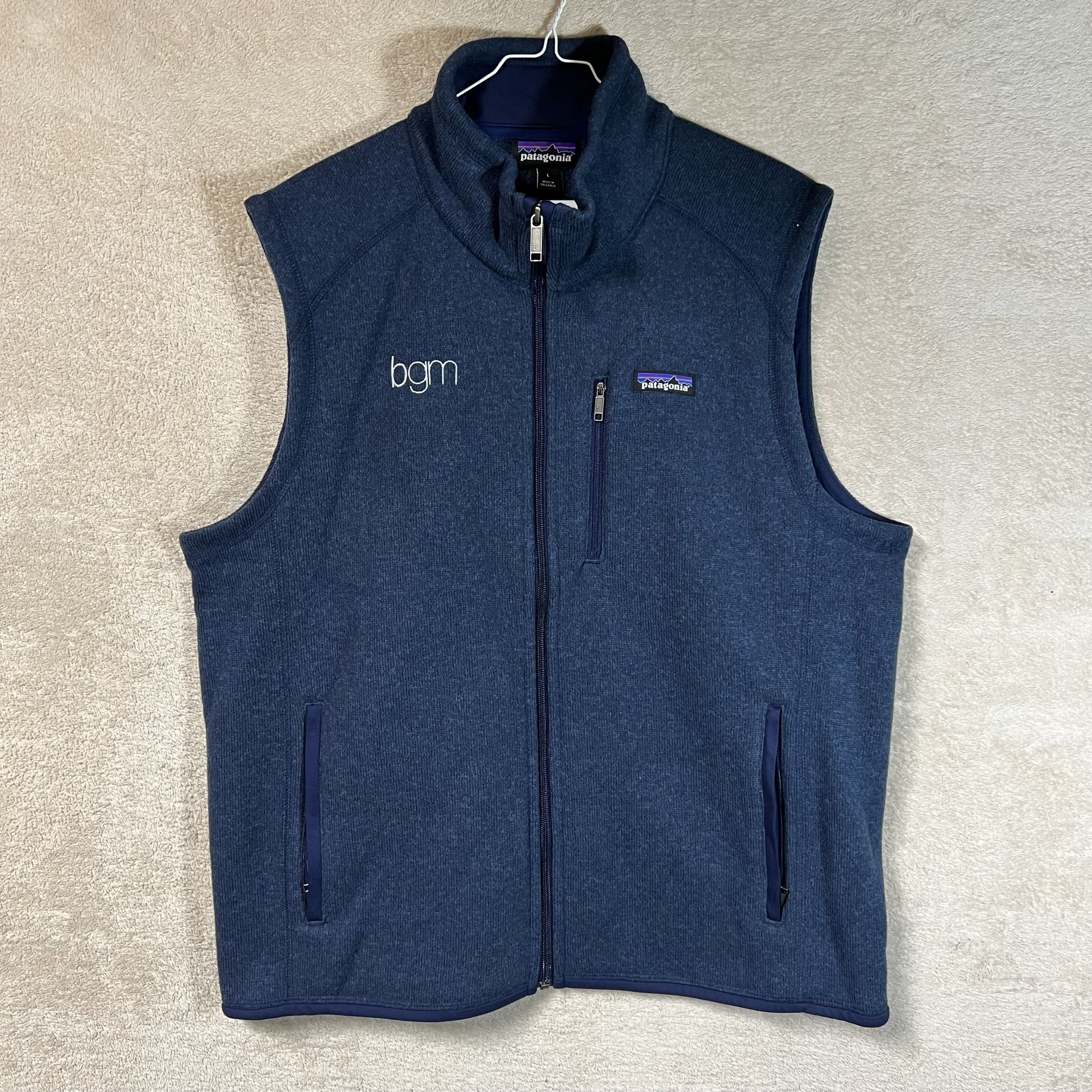 Patagonia Better Sweater Fleece Vest Mens Large Blue