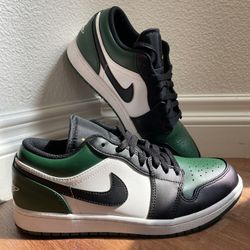Nike Air Jordan One Low “green Toe”