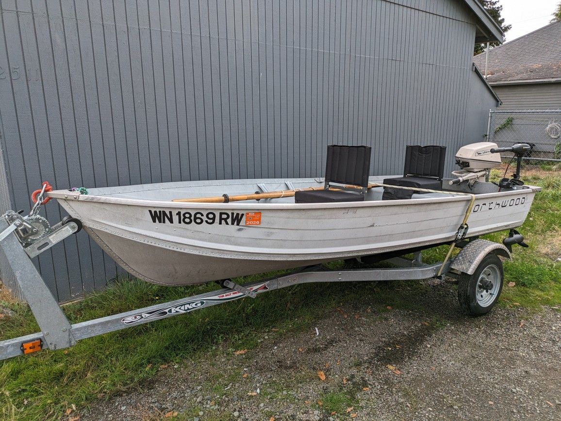 12ft Boat And Trailer