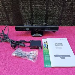 Microsoft Xbox 360 Kinect Sensor Bar Black USB Wired Xbox Video Game Camera
