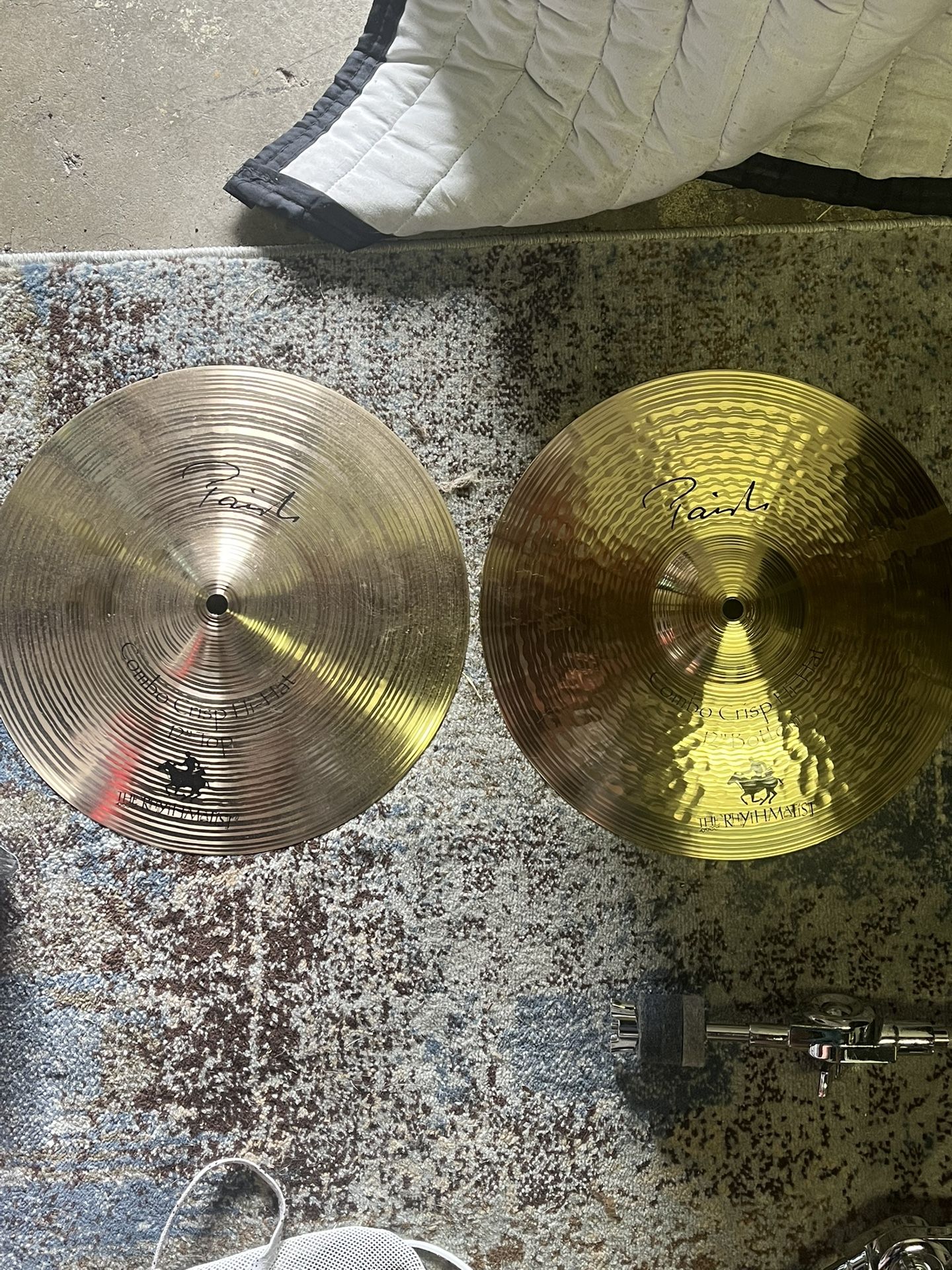 Paiste Rhythmatist 12 inch Crisp Hats