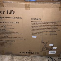 IDEER LIFE Exercise Bike Indoor Cycling Bike Stationary