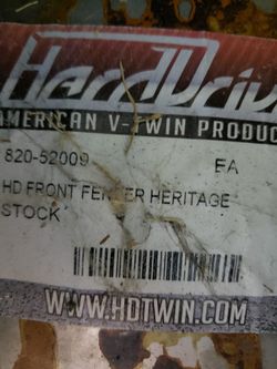 95 Heritage Front And Rear Oem Stock Fenders