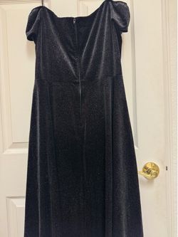 Black Sparkling Cocktail Dress (XL)