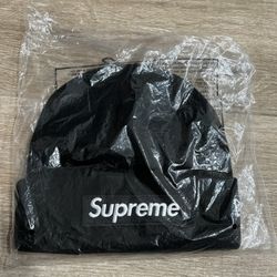 Supreme New Era Box Logo Beanie Black FW21 Brand New Authentic