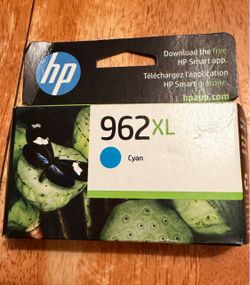Original HP 962XL Cyan Printer Ink Cartridge - Works with OfficeJet 9010, Pro 9010, 9020