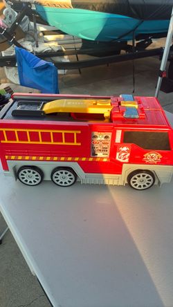Hot wheels fire truck