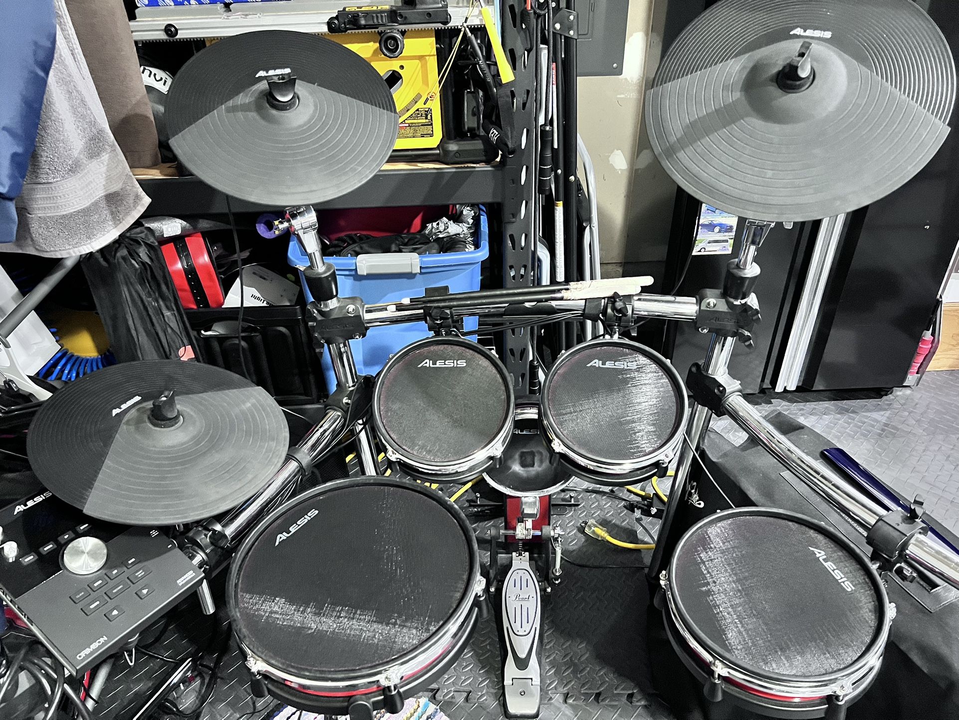 Alesis Crimson I And Alesis Drum Amp 8 For Sale