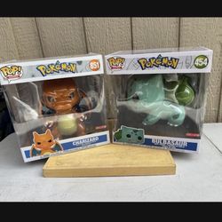 Funko POP! Pokemon BULBASAUR & CHARIZARD (10 Inch) - Target Exclusive Make Offer Make Offer New Unopened 