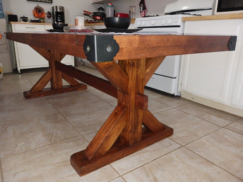 Custom Made Rustic Farm Style Dining Tables.