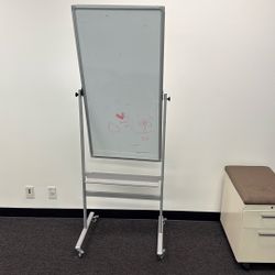 White Board And Filing Cabinet 