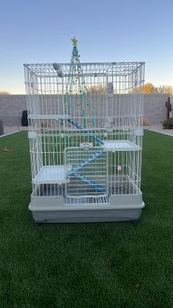 Large Ferret Cage On Wheels  With Care Package