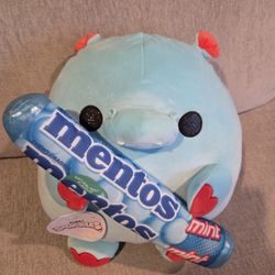 New Shackles 14" Mentos Hippo Puppy Super Cute Soft Plush Stuffed Animals  Toys