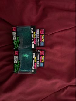 Nee Doh  Nice Cube Toys Blue glitter