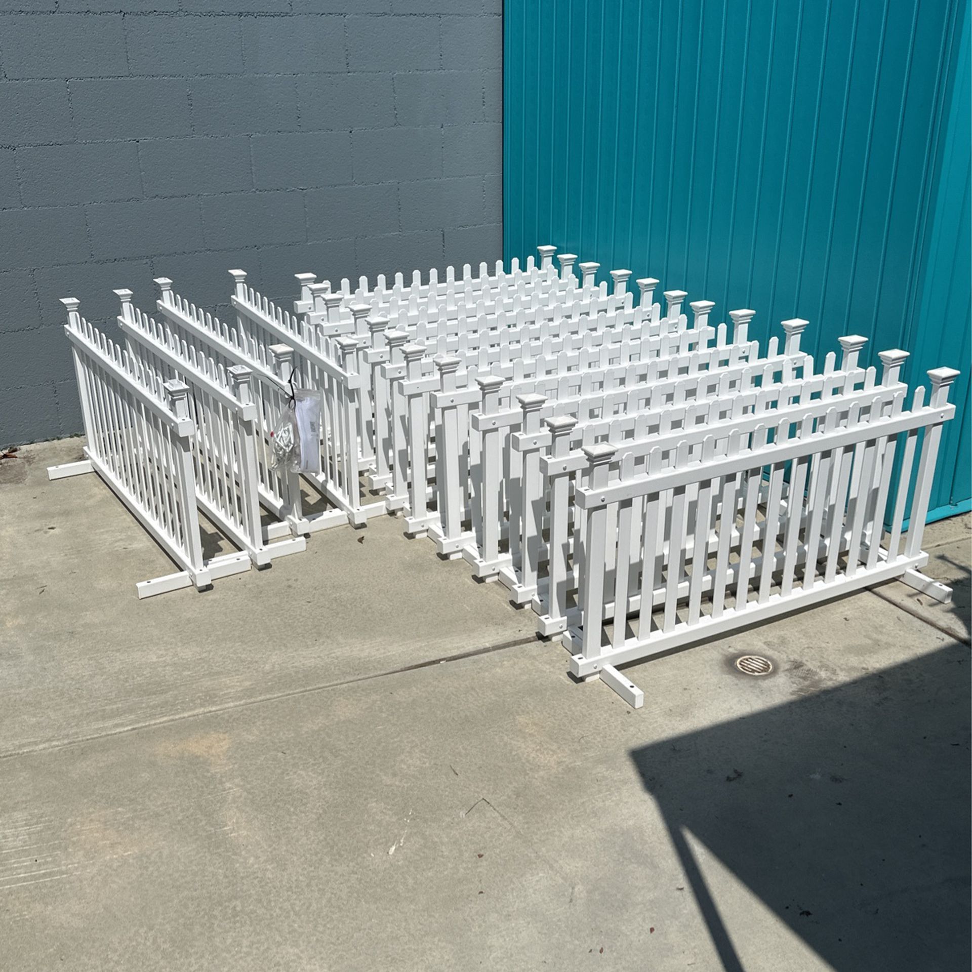 Fencing Portable Garden-Puppy Fence Kit 2 Pack= $50 each Set Or $300 For All 16 Pieces