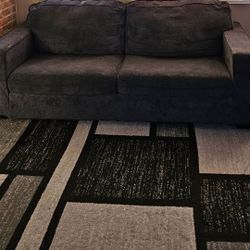 Loveseat And Area Rug