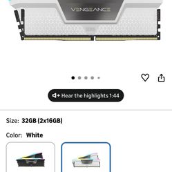 Corsair Vengeance RGB DDR5 RAM 32GB