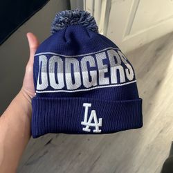 Blue La Dodger Beanie