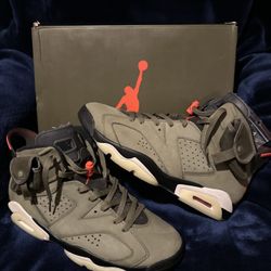 Jordan 6 Travis Scott Olive Size 13