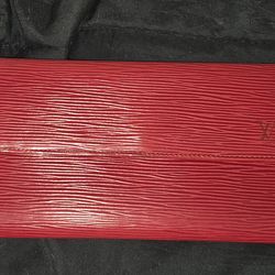 LOUIS VUITTON SARAH RED EPI LEATHER LONG WALLET AUTHENTIC
