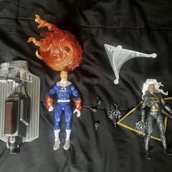 Marvel Legends Bundle- Retro Johnny Storm, Uncanny X-Men Storm
