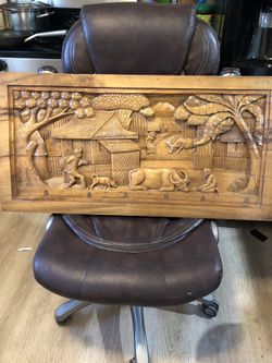 VTG Philippines carved 3D Mahogany Story Board