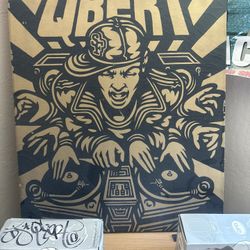 Qbert On Canvas - NOT A REPRINT- 1:1-.....Winner Will Be The ONLY 1 To Own this Piece 