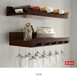Pottery barn Wine And Glass Rack