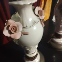 1800s Porcelain Lamps