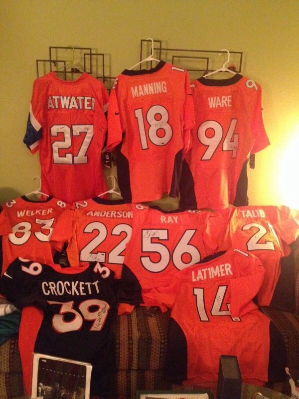 HUGE Broncos Autographed Jersey DEAL OF A LIFETIME!! TODAY!!