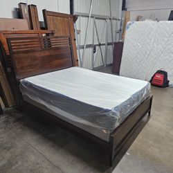Queen Bed And Mattress 