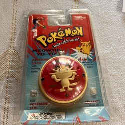 Vintage 1999 Tiger Electronics Pokémon Meowth electronic yo-yo