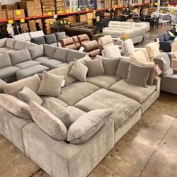 BRAND NEW MODULAR GREY SECTIONAL CLOUD SAME DAY DELIVERY 