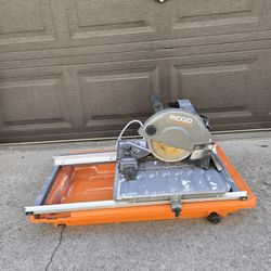 RIDGID 9-Amp 7-inch Blade Corded Wet Tile Saw , model R4031S