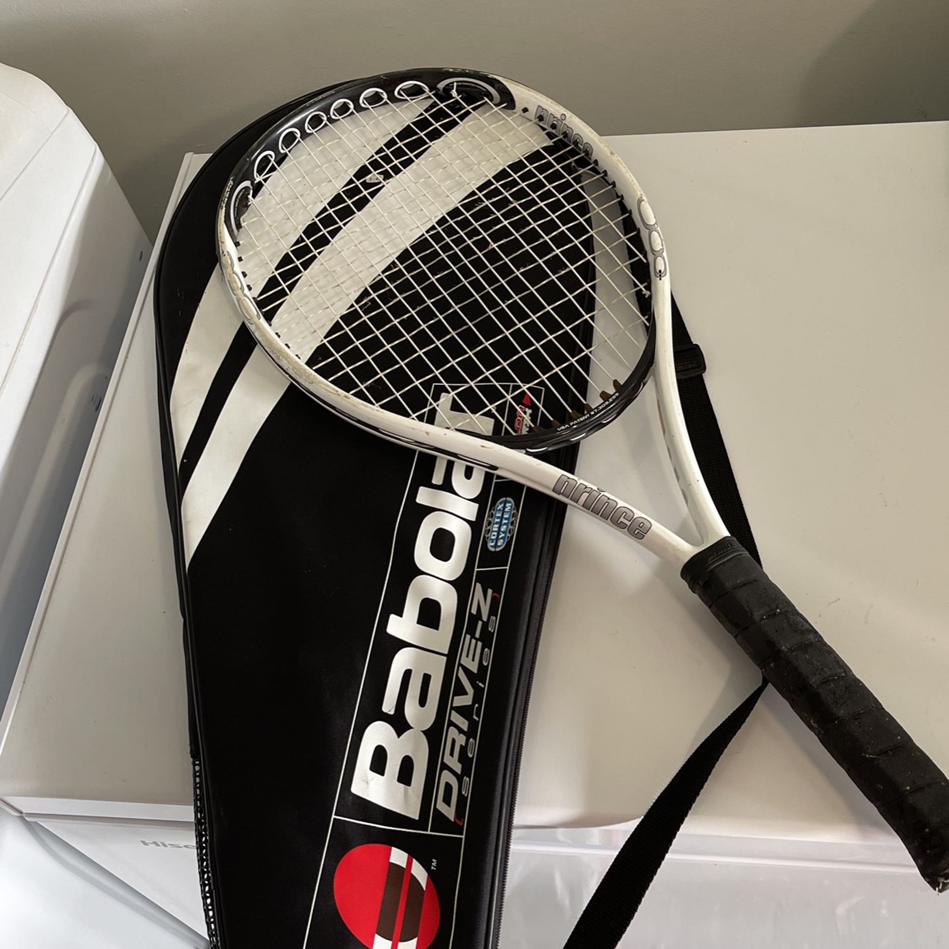 Prince O3 Hybrid Tennis Racket And Babolat Bag 