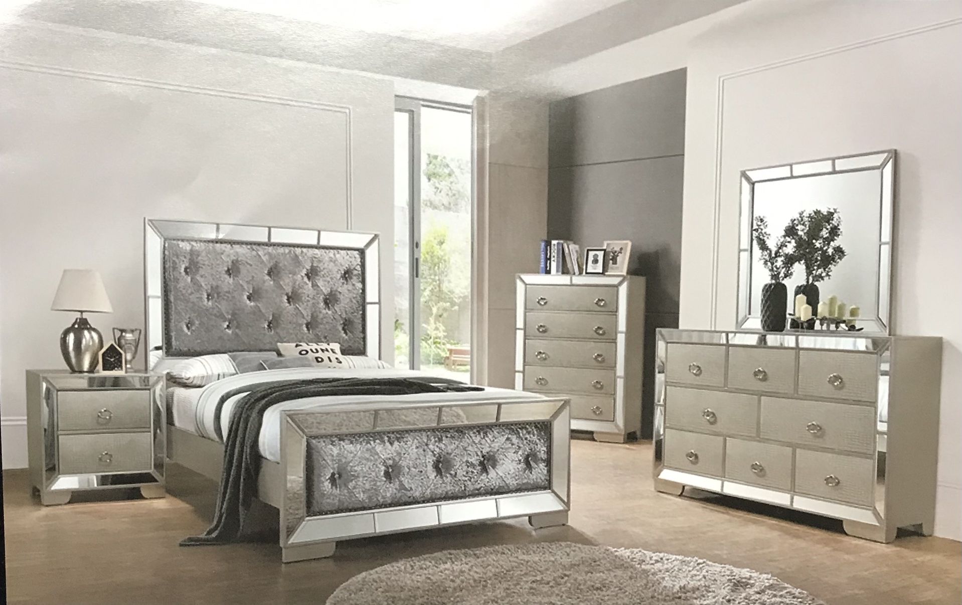 Brand New Queen Size Bedroom Set$1599.financing Available No Credit Needed,All Products : American Fashion Style Bags On Sale