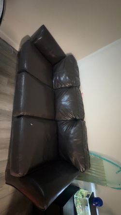 Leather couch
