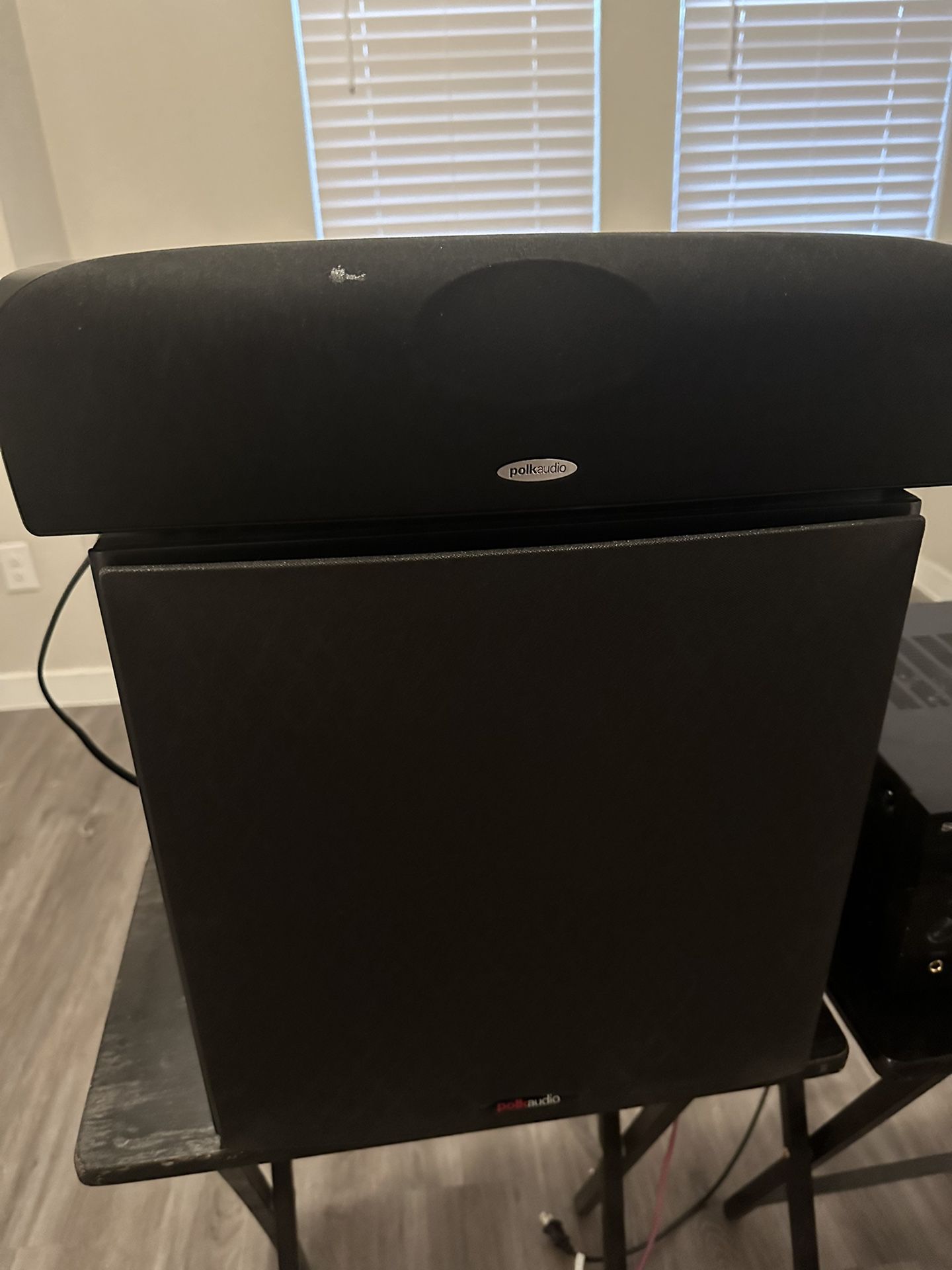 Polk Audio Subwoofer And Sony Amp 