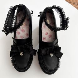 Harajuku CST&P Ruffle Strap Platform Shoes