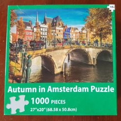 Autumn In Amsterdam Jigsaw Puzzle 1000 Piece