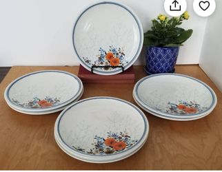 Mikasa Stoneware, Gay Paree, 11 Available, Vintage 1970’s Discontinued Pattern