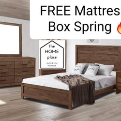 🚨 Package Deal!!!🚨Big Discounts!!!🔥 Come Get Your Brand New Queen Bedroom Set With FREE Mattress Set, In Stock Ready For Delivery TODAY!! 🚚 