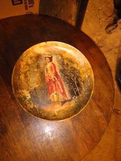 Antique Painted Plate Circa 1800s