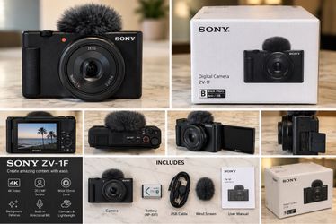 Sony ZV-1F Black
