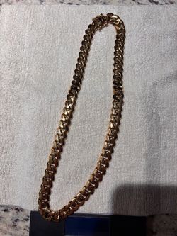 24” Handmade Miami Cuban Link Chain – 14MM – 184G – Gold Plated