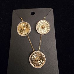 Brazilian Laminated 18k Gold Set