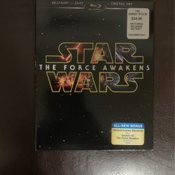 Star Wars The Force Awakens Blu-Ray +DVD