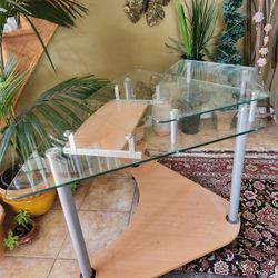Glass Computer Table