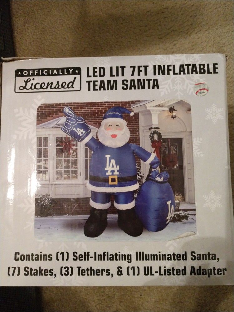 DODGERS INFLATABLE SANTA