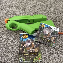 Bass Pro The Hunt Video Game For Nintendo Wii And Rifle Accessory
